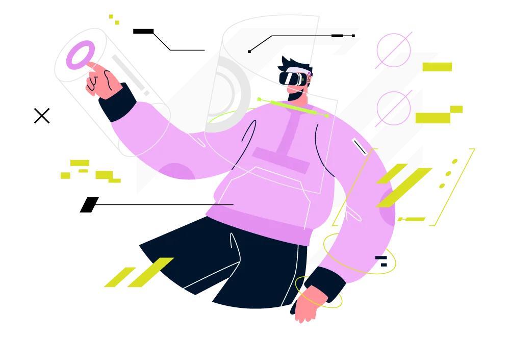 Bodoly Hero Image a boy goes into the virtual digital world